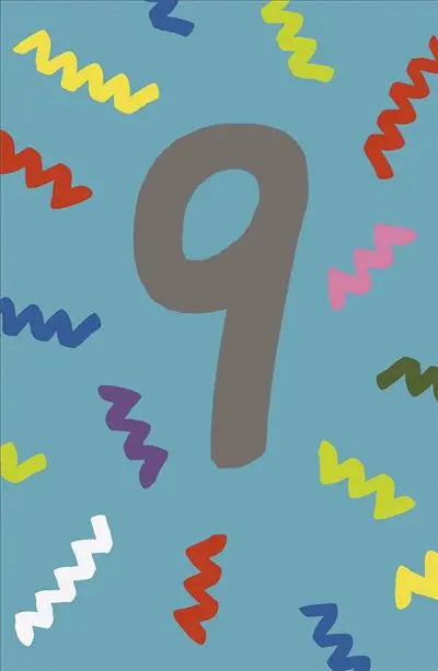 Birthday Card - Age 9th, Wigwam UK Greetings