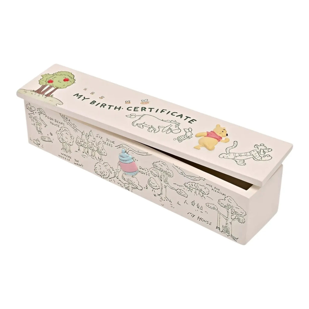 Disney Winnie The Pooh & Friends Birth Certificate Tube Widdop & Co