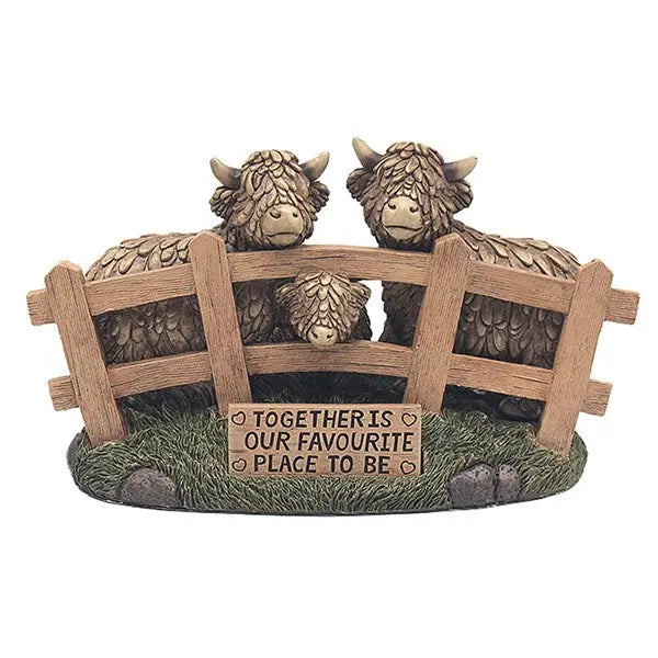 Highland Cows - "Together" Ornament Gainsborough Giftware