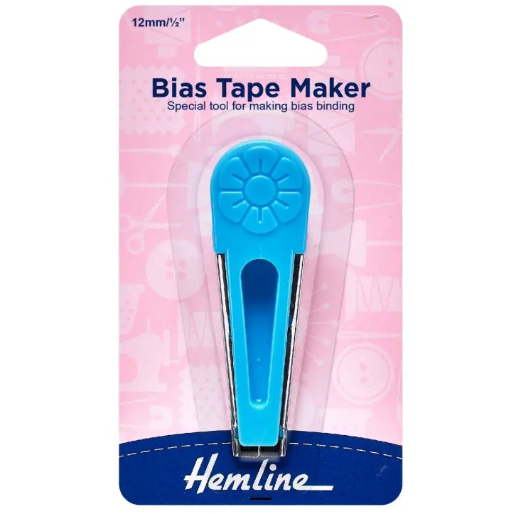 Bias Tape Maker - Medium 12mm Groves & Banks