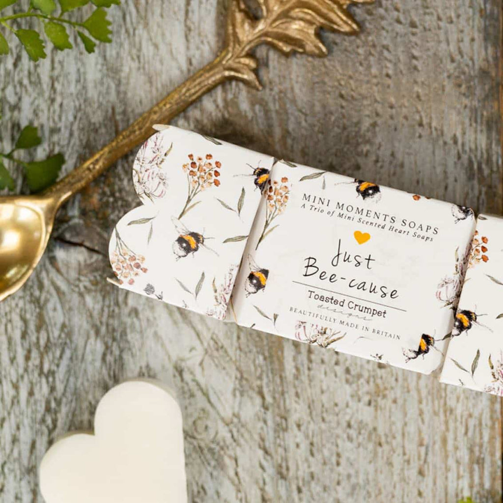 Bumblebee Boxed Mini Soaps (Bee Collection) Toasted Crumpet
