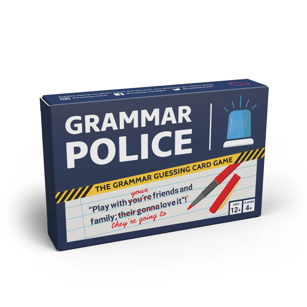 Grammar Police Card Game Bubblegum Stuff UK