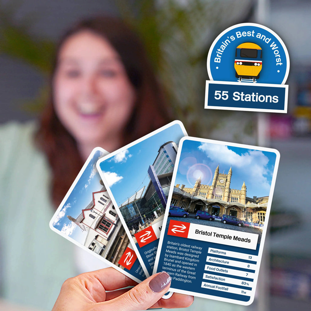 Great British Railway Stations Card Game Bubblegum Stuff UK