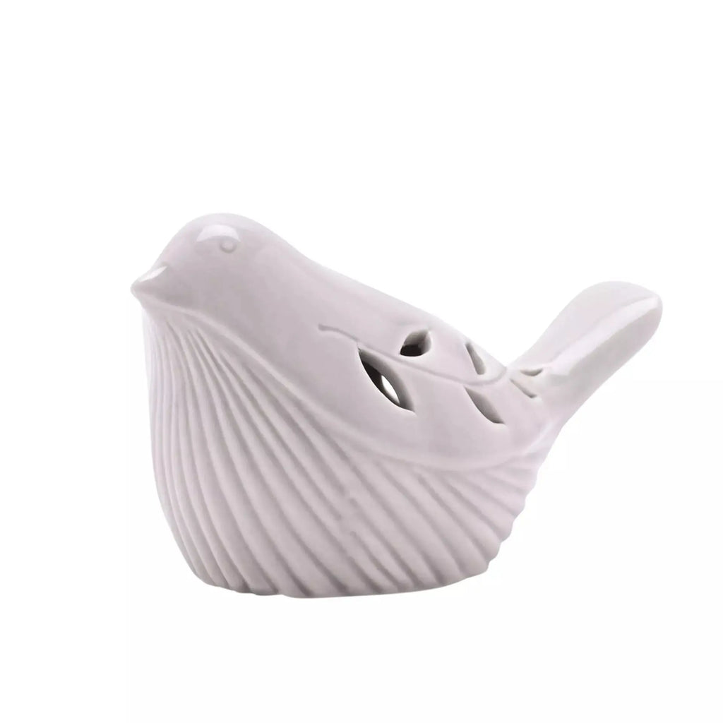 Country Living Ceramic LED Bird White Small Widdop & Co