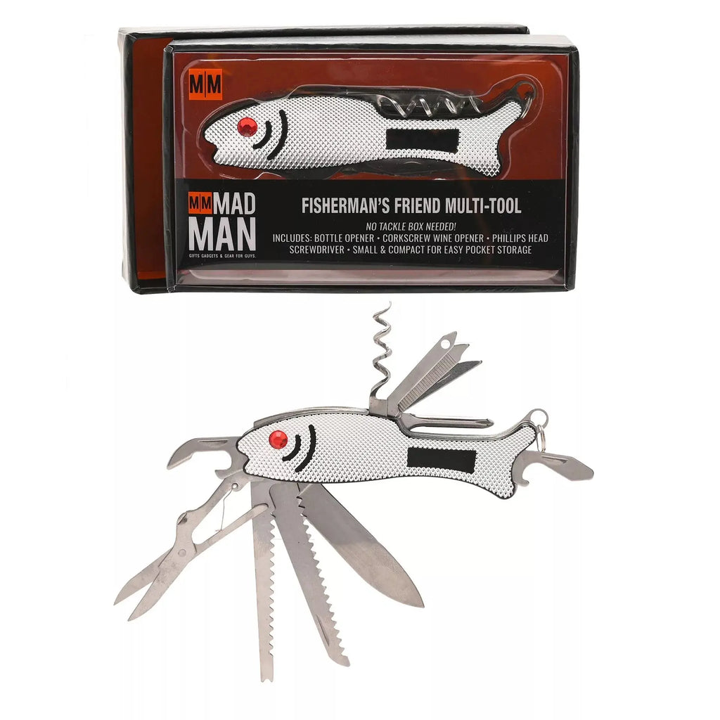 Mad Man - Black Fisherman's Friend Multi Function Pocket Tool Widdop & Co