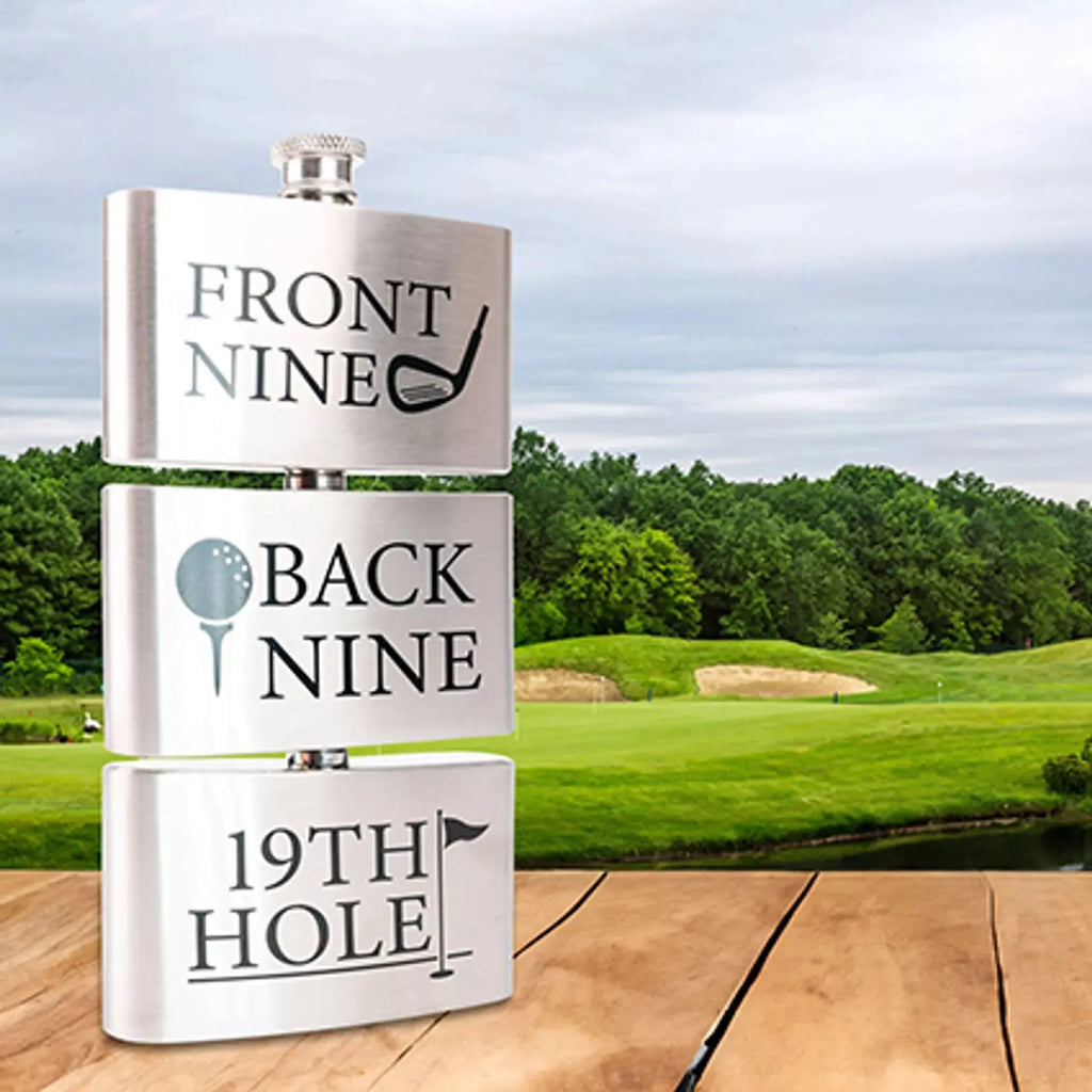 Mad Man - 19th Hole Golfer's Flask Widdop & Co
