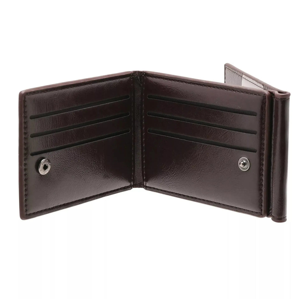 Mad Man - Brown 3 Fold Money Clip Wallet Widdop & Co