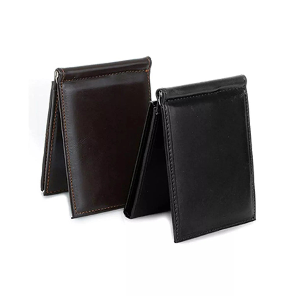 Mad Man - Brown 3 Fold Money Clip Wallet Widdop & Co
