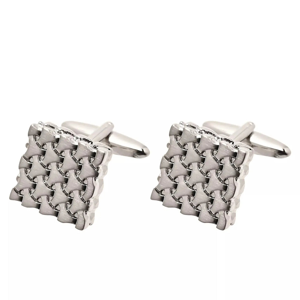 Harvey Makin Cufflinks - Chain Square Widdop & Co