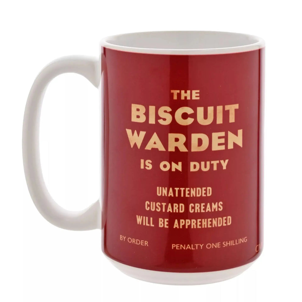 Civil Defence - Biscuit Warden On Duty Mug Widdop & Co