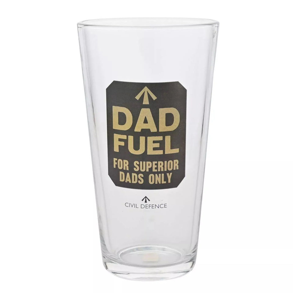 Civil Defence - Dad Fuel Pint Glass Widdop & Co