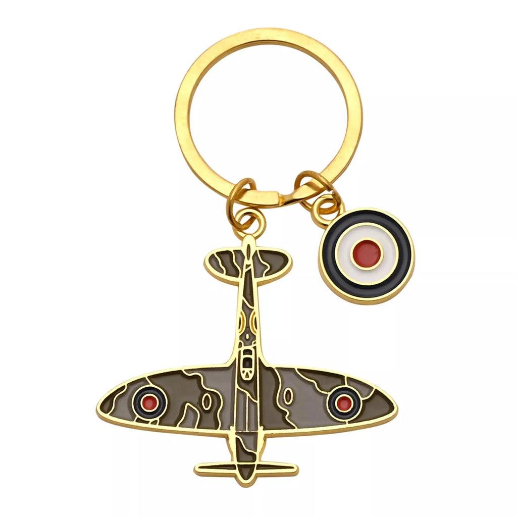 RAF Enamel Keyring - Spitfire Widdop & Co