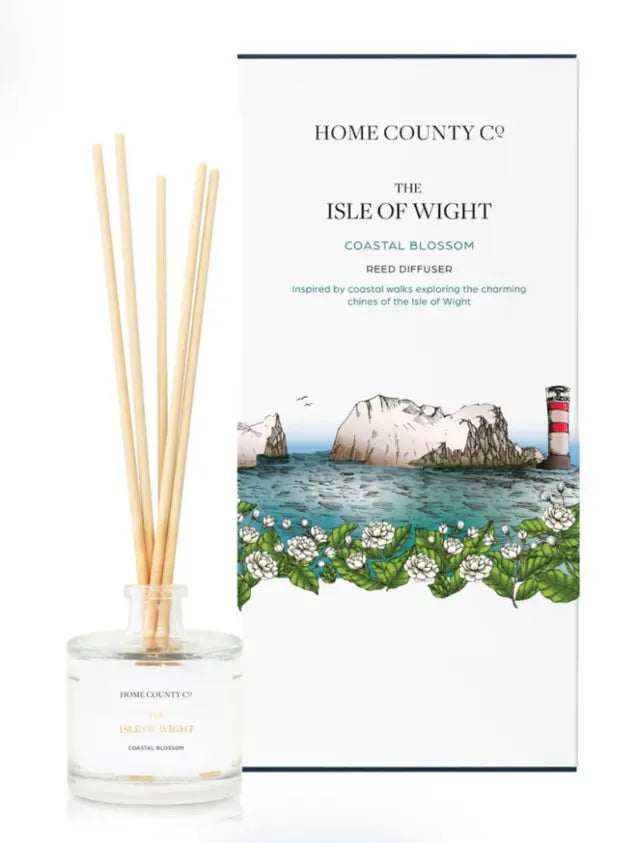Home County Candle Co - The Isle Of Wight Coastal Blossom Reed Diffuser Home County Co.