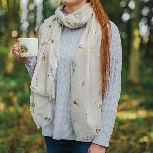 Wrendale- A Dogs Life Scarf Wrendale