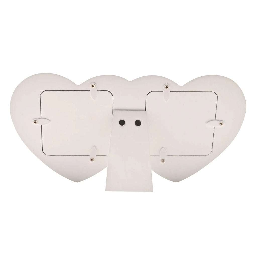Wildflower Wedding Gifts - Double Heart Photo Frame Widdop & Co