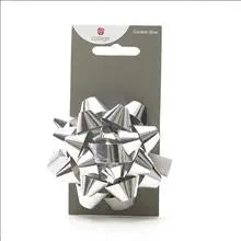 Bow - Silver Metallic UK Greetings